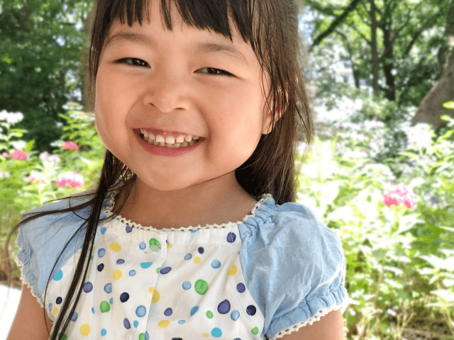 キラキラした娘の顔で参加決意