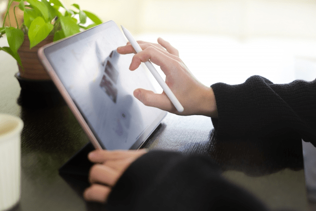 タッチペンを利用してアンケートを回答する!