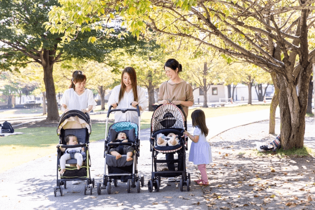 同じママ仲間とも楽しく!!