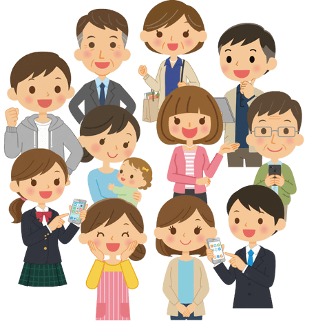 アンケートモニターのイラスト