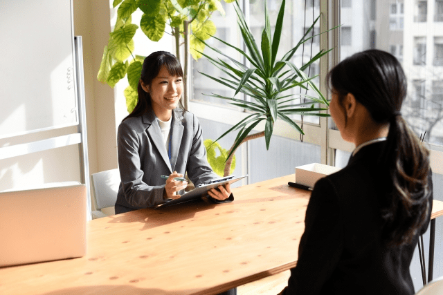 個別インタビューのイメージ